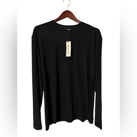 NWT JMIERR Mens Fall Crewneck Shirt Long Sleeve Anti-Wrinkle 2XL - Picture 6 of 6
